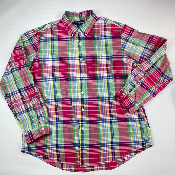 Ralph Lauren Other - (Sold)Ralph Lauren Custom Fit Button Up Shirt Mens Sz XL